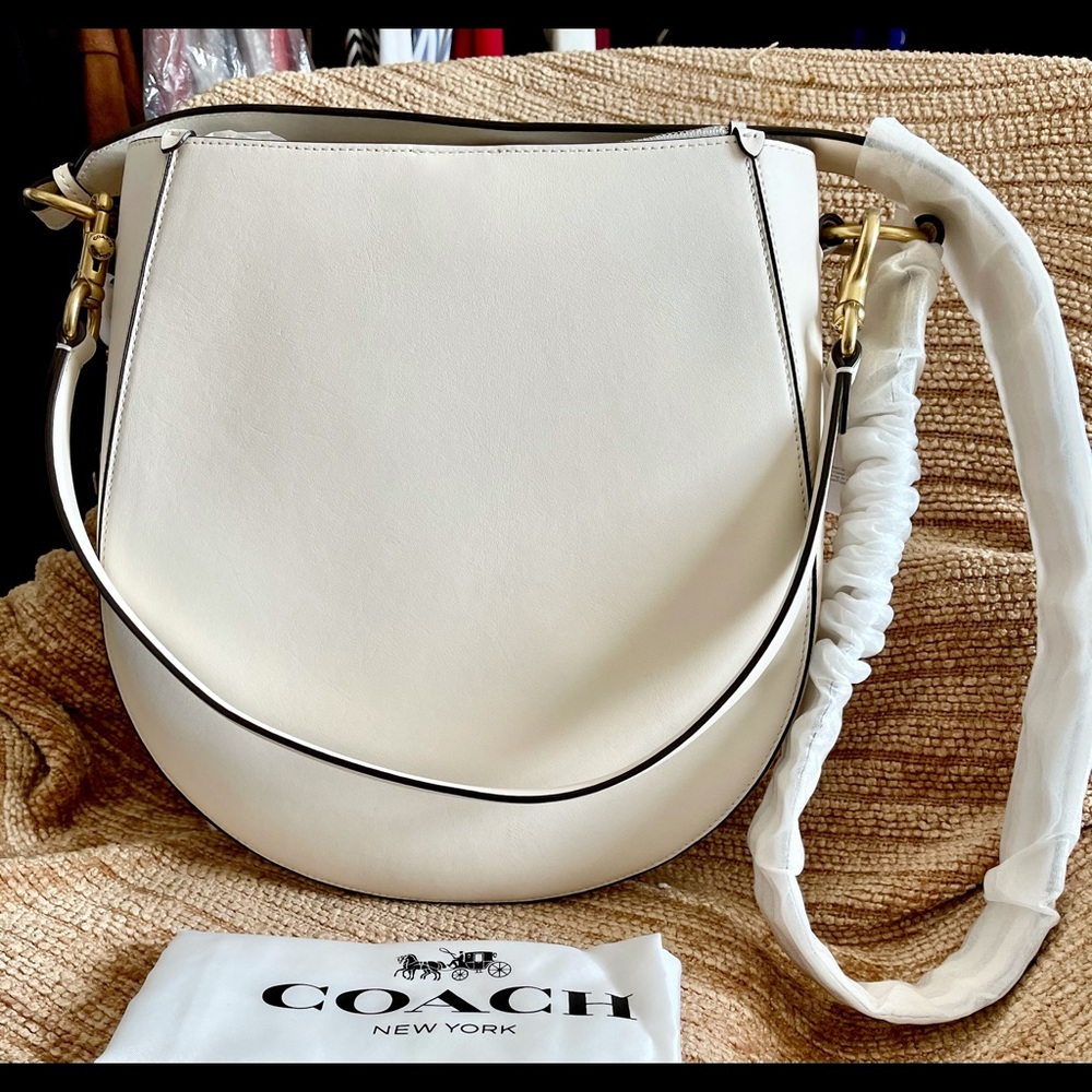 COACH - MADDY HOBO Chalk NWT